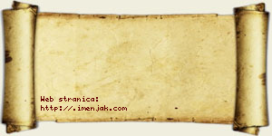 Damjan Aćin vizit kartica